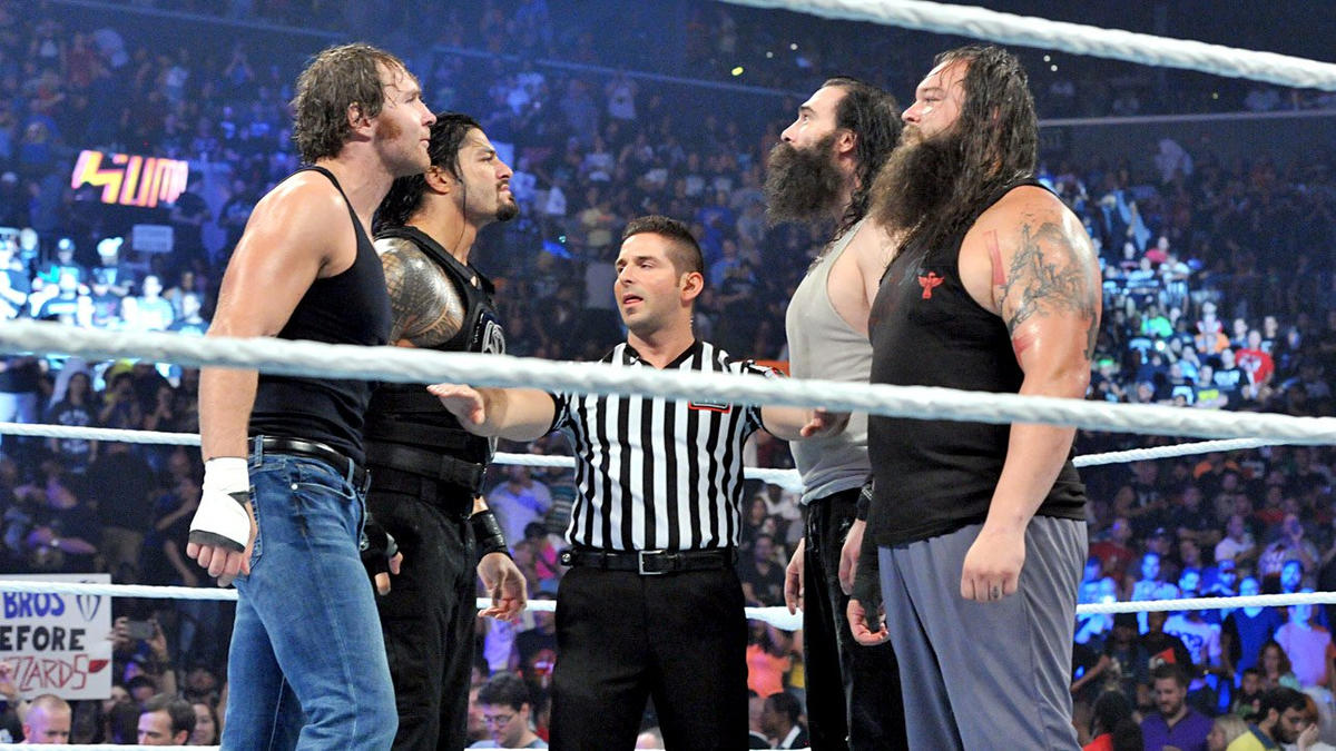 Bray Wyatt & Luke Harper vs. Dean Ambrose & Roman Reigns: photos | WWE