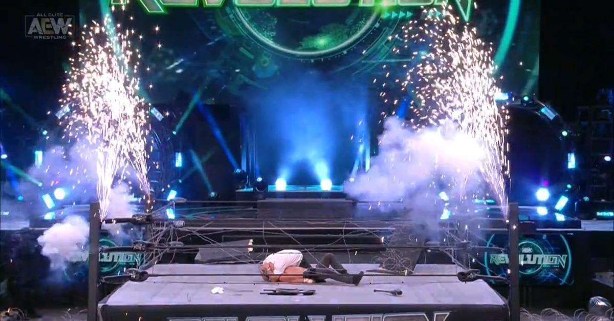 AEW Revolution Fans Hated the Exploding Barbed Wire Deathmatch's Final Explosion