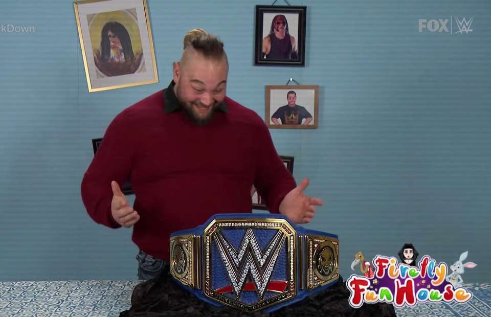 WWE have re-created the Universal Championship belt with a blue strap |  GiveMeSport