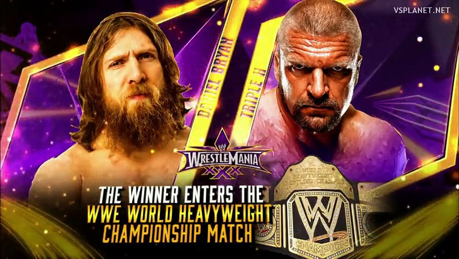 Daniel Bryan vs Triple H - Wrestlemania 30 - video Dailymotion