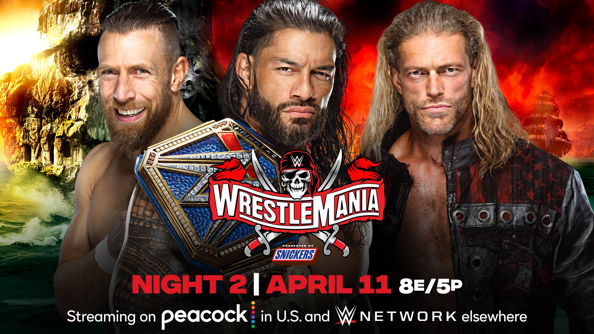 The Updated Card For WrestleMania 37 (Night 1 & Night 2) -  eWrestlingNews.com