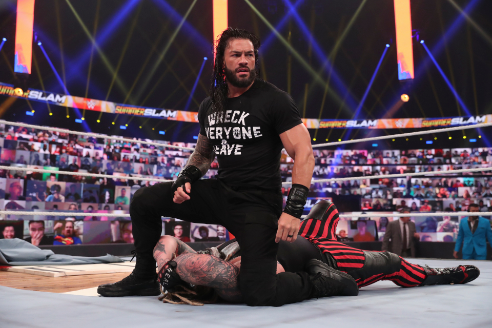 Roman Reigns makes shock WWE return at SummerSlam and FINALLY appears to be  a heel